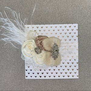 Baby Girl’s Rosette Lace Headband